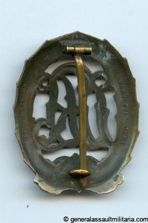 DRL sports badge in bronze - Hermann Wernstein, Jena