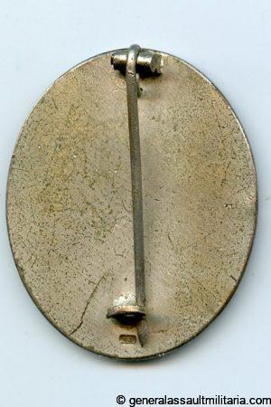 Wound badge in silver MM13 - Gustav Brehmer