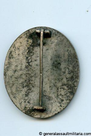 Wound badge in silver - MM4 Steinhauer & Lück, Lüdenscheid