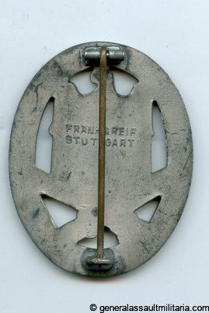 General assault badge - Frank & Reif, Stuttgart
