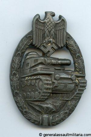 Panzer assault badge bronze - Wilhelm Deumer, Lüdenscheid
