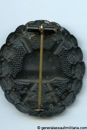 WW1 Wound badge in black