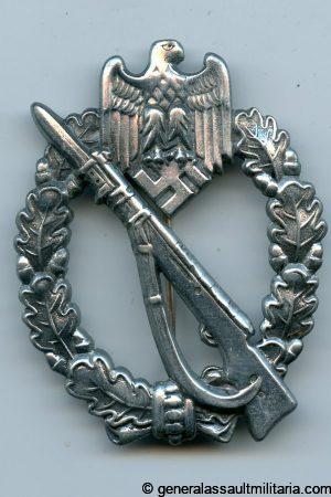 Infantry assault badge in silver - Josef Felix & Söhne, Gablonz