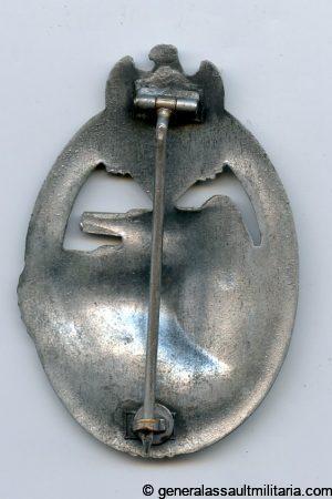 Panzer assault badge in silver - Paul Meybauer, Berlin