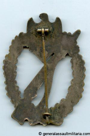 Infantry assault badge in silver - Karl Wurster