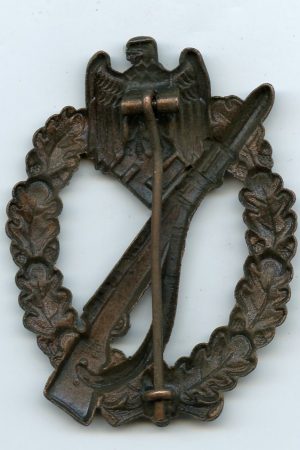 Infantry assault badge in bronze - Assmann & Söhne, Lüdenscheid