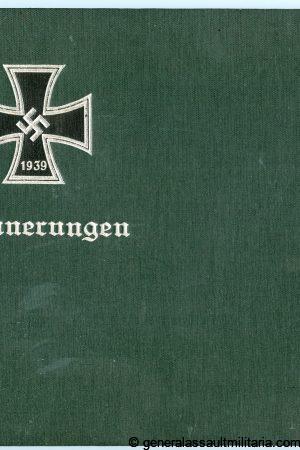 Empty album with Iron cross cover