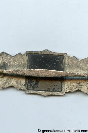 Close combat clasp in silver - Funke & Brüninghaus, Lüdenscheid