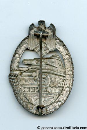anzer assault badge in silver - Assmann & Söhne, Lüdenscheid