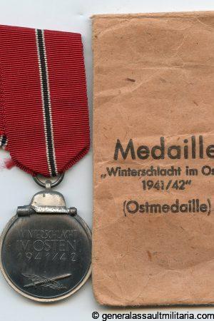 Ost medal + packet MM65 - Klein & Quenzer, Idar Oberstein