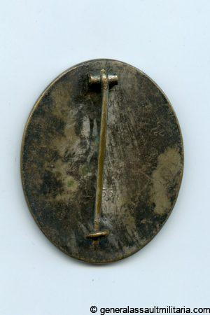 Wound badge in silver - L/56 Fünke & Brüninghaus, Lüdenscheid