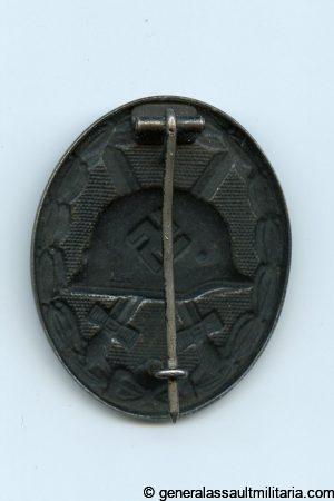 Wound badge in black - L/54 Schauerte & Höhfeld, Lüdenscheid