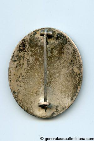Wound badge in silver - Gustav Brehmer, Markneukirchen