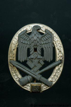 General assault badge 25 - Josef Felix & Söhne, Gablonz