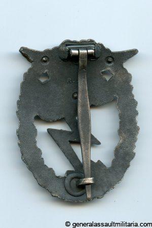Luftwaffe ground assault badge - Rudolf Karneth, Gablonz