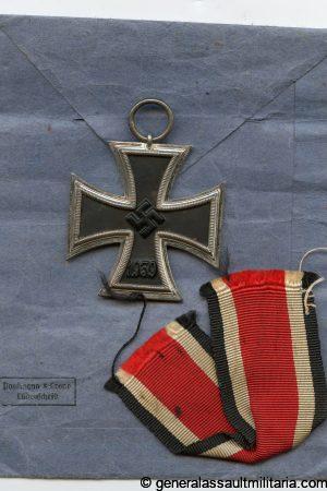 Iron cross second class + Packet - Paulmann & Crone, Lüdenscheid