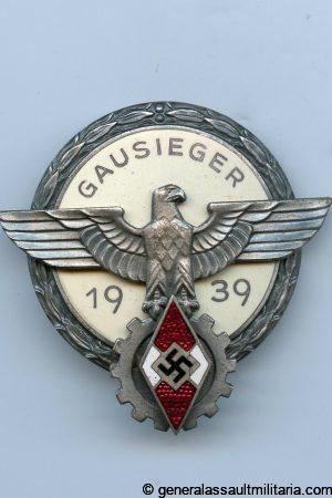 Gausieger 1939 + Reichsberufwettkampf 1939 flyer - Gustav Brehmer