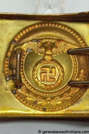 SA Buckle - early static swastika variant