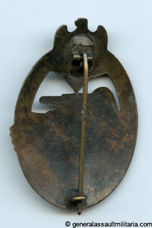 Panzer assault badge in bronze - Steinhauer & Lück, Lüdenscheid