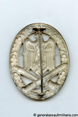 General assault badge in silver - Otto Schickle, Pforzheim