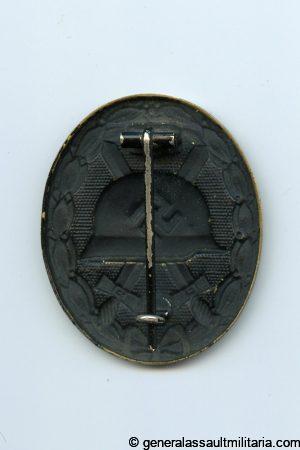 Wound badge in black - Deschler/Wiedmann 'Übergroße' variant
