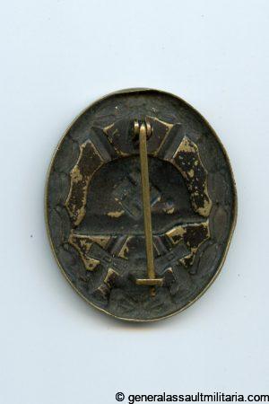 Wound badge in black - 'chaos pattern'