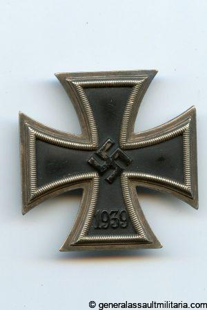 Iron cross first class + green case - Klein & Quenzer, Idar Oberstein