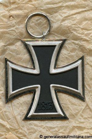 Iron cross second class + packet - L/11 Wilhelm Deumer
