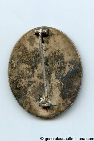 Wound badge in silver - Gustav Brehmer, Markneukrichern