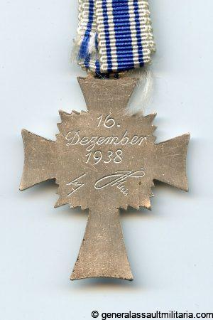 Mothers cross in silver