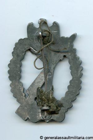 Infantry assault badge in silver - Friedrich Linden, Lüdenscheid