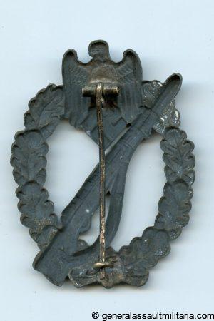 Infantry assault badge in silver - Assmann & Söhne, Lüdenscheid