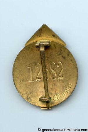 Hitler youth leaders sports badge - Gustav Brehmer, Markneukirchen