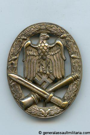 General assault badge - Otto Schickle, Pforzheim
