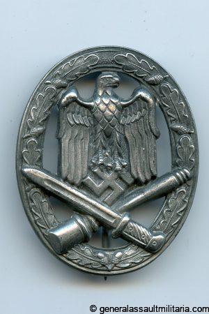 General assault badge in silver - Frank & Reif, Stuttgart
