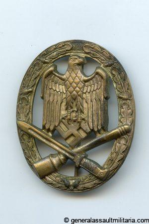 General assault badge - Wilhelm Deumer, Lüdenscheid