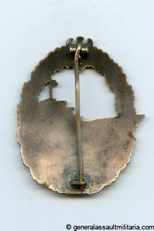 Kriegsmarine Destroyer badge - Wilhelm Deumer, Lüdenscheid