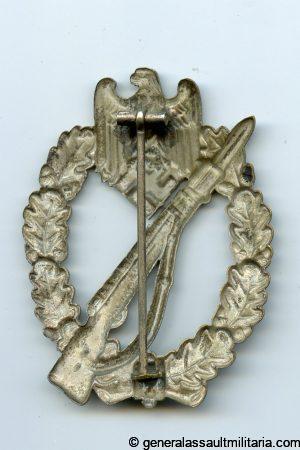Infantry assault badge in silver – Otto Schickle, Pforzheim