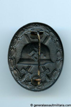 Wound badge in black – Deschler/Wiedmann ‘Übergroße’ variant