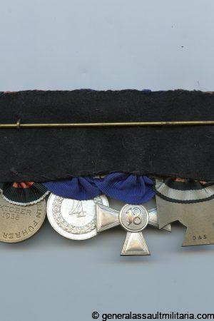 4-Place Luftwaffe medal bar