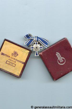 Mother cross in silver with LDO L/11 case