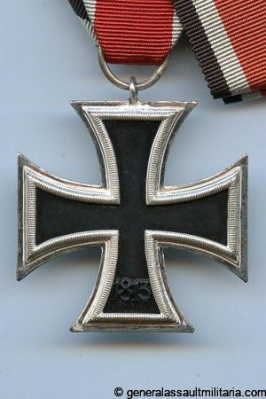 Iron cross second class Schinkel frame - Wilhelm Deumer, Lüdenscheid