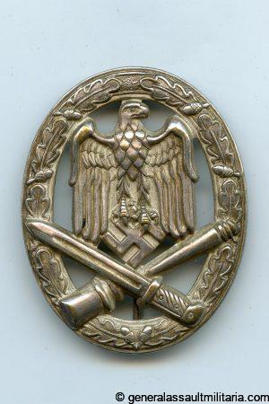 General assault badge in silver - Otto Schickle, Pforzheim