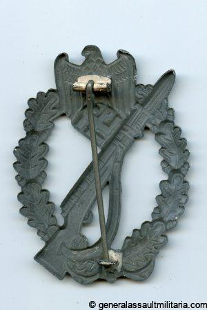 Infantry assault badge in silver - Franke & Co, Lüdenscheid