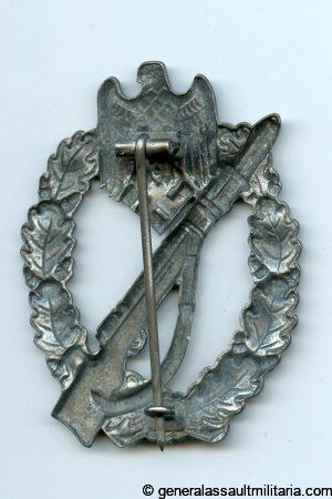Infantry assault badge in silver - Sohni Heubach & Co, Idar-Oberstein