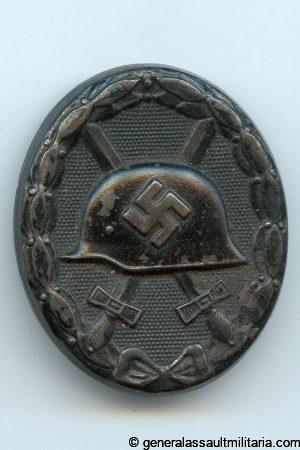 Wound badge in black - "Unknown maker"