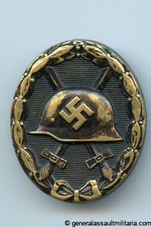 Wound badge in black – ”Unknown maker”