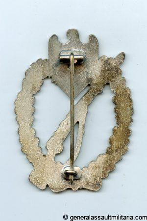 Infantry assault badge in silver – Deschler & Sohn, München