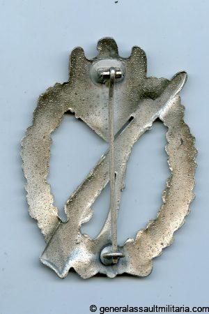 Infantry assault badge in silver - Rudolf Karneth, Gablonz