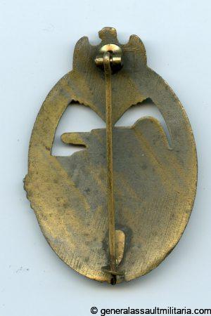 Panzer assault badge in bronze - Steinhauer & Lück, Lüdenscheid